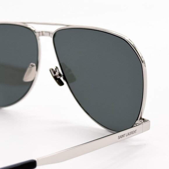 NEW SAINT LAURENT SUNGLASSES SL690 DUST 002 MEN SILVER EYEWEAR SL 690 DUST 002 - Picture 8 of 11